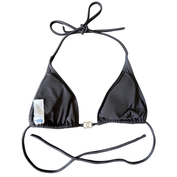 Vintage Y2K Floral Triangle Bikini Top - Picture 2 of 4